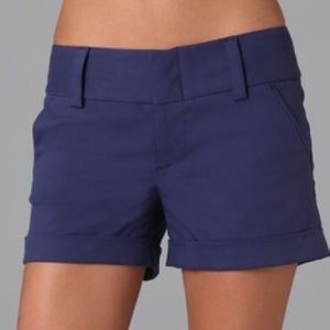 Alice + Olivia Navy Cady Shorts